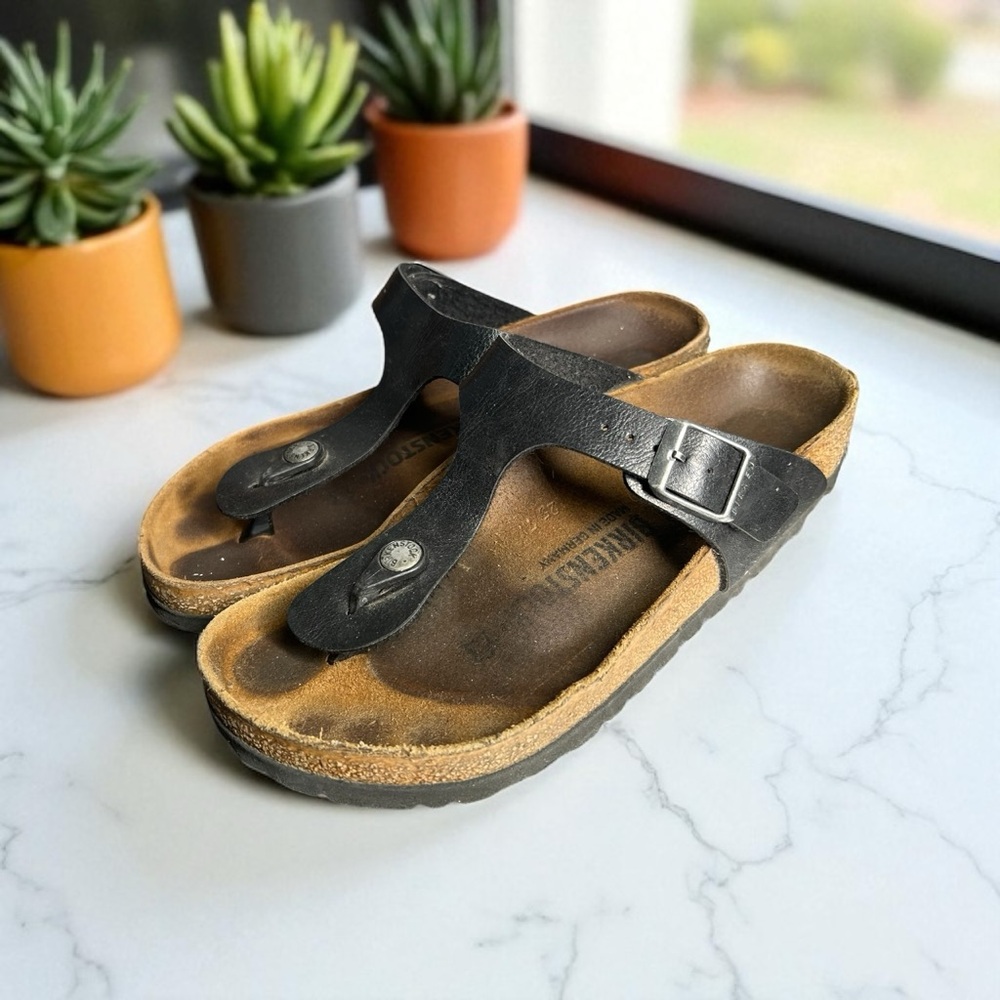 Birkenstock Gizeh Black Sandals EU 36 / US 5-5.5